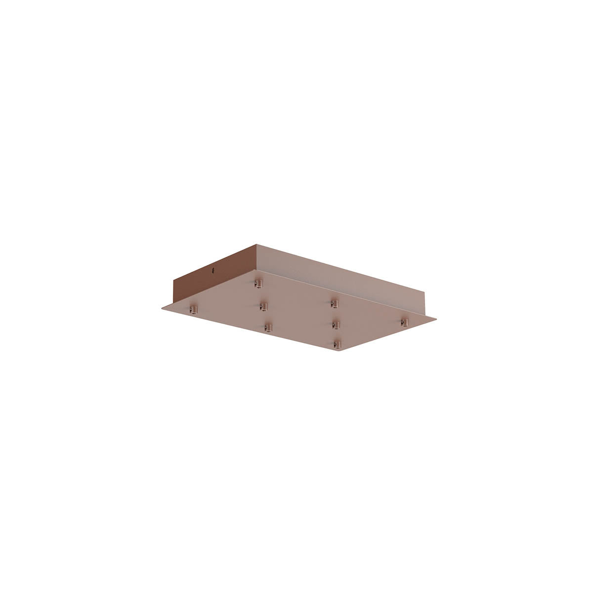 Rosoni LED Rectangular 8 Lights Caffee Opaco