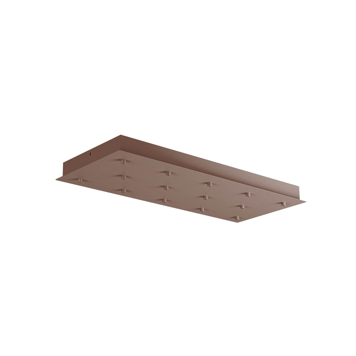 Rosoni LED Rectangular 14 Lights Caffee Opaco