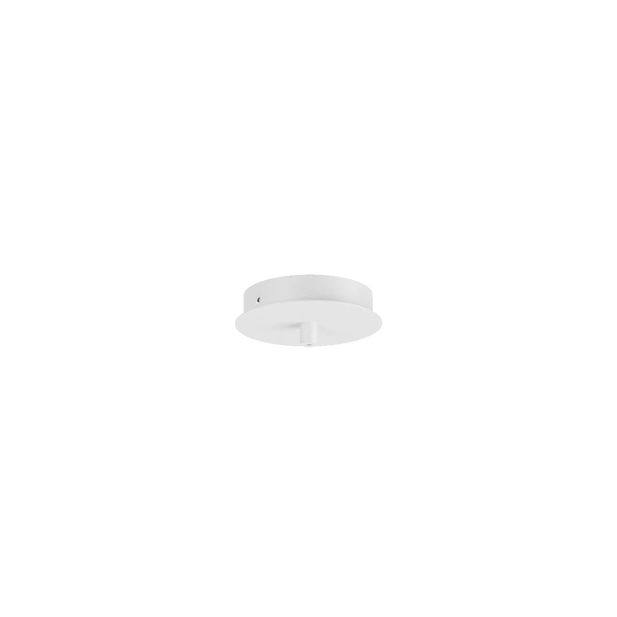 Rosoni LED Round 1 Light ⌀125 Bianco Opaco