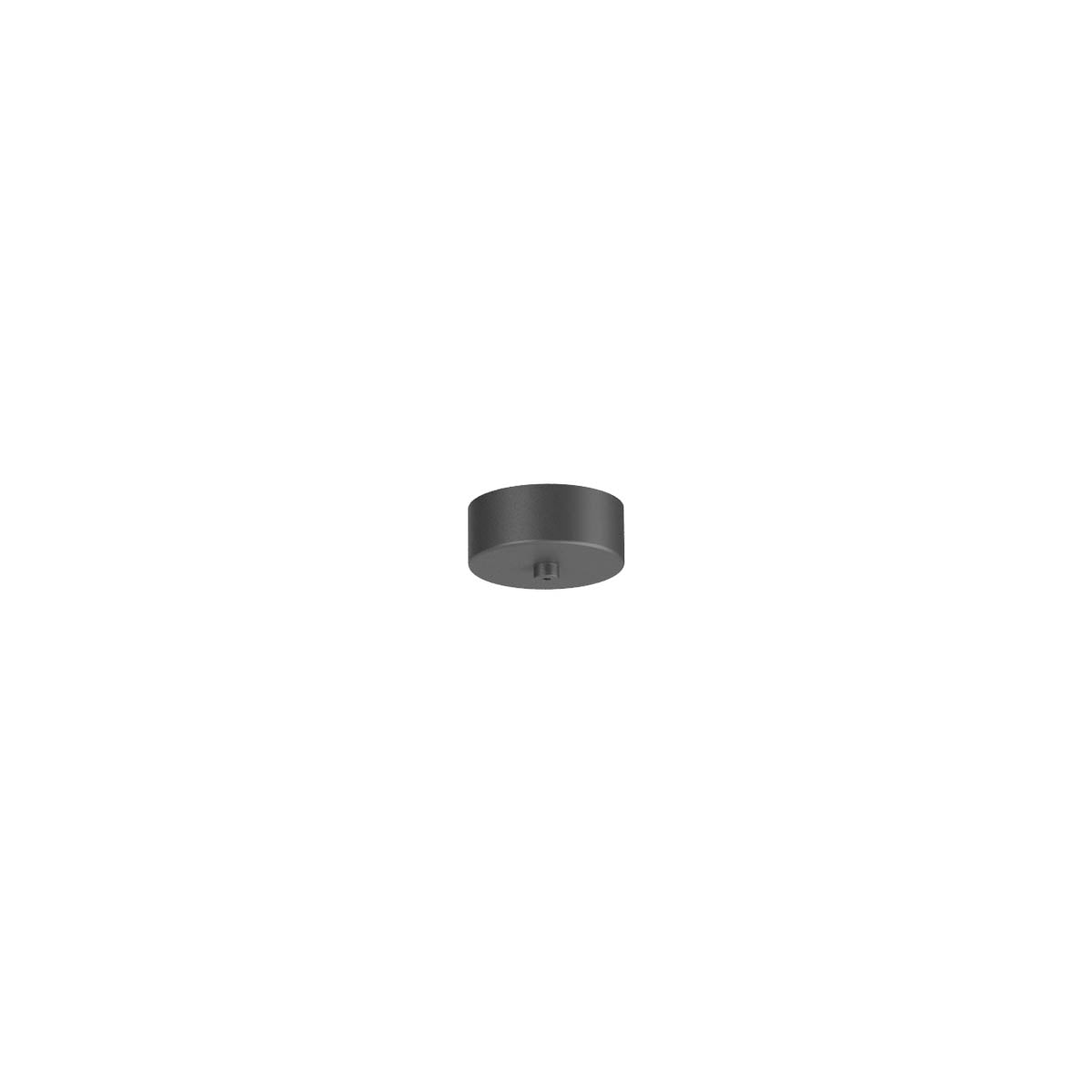Rosoni LED Round 1 Light ⌀80 Nero Opaco