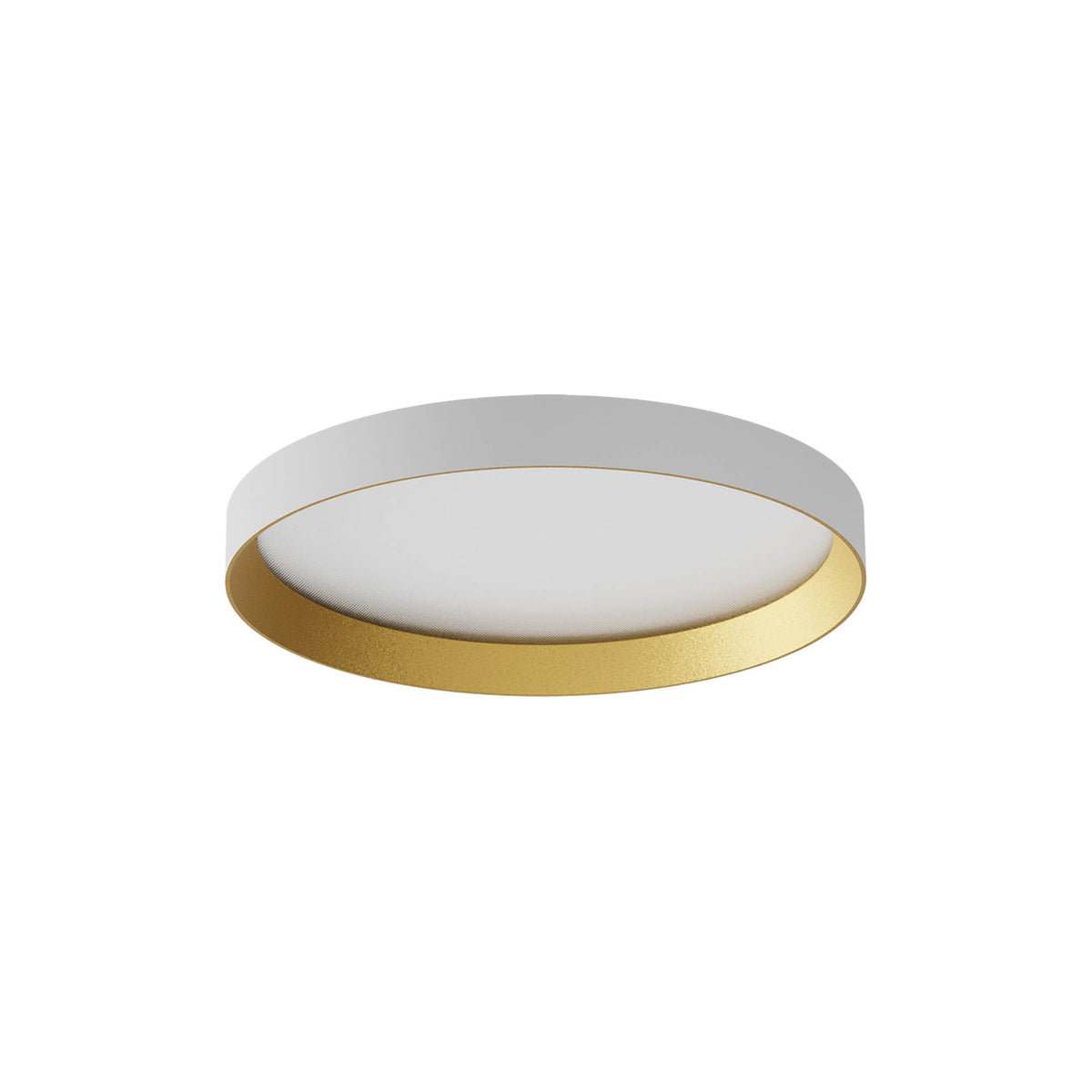 Dama Ceiling lamp Ø350 Bianco Opaco/Oro