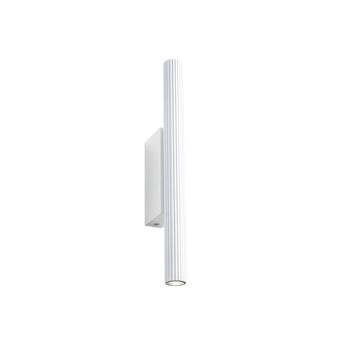 Nikos Wall lamp Single Bianco Opaco 3000K