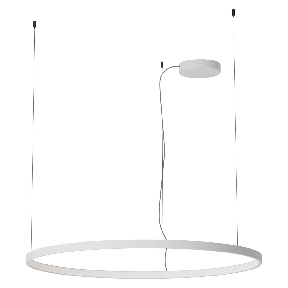 Orion Pendant lamp Single Ø1000 Bianco Opaco Dimmable Triac
