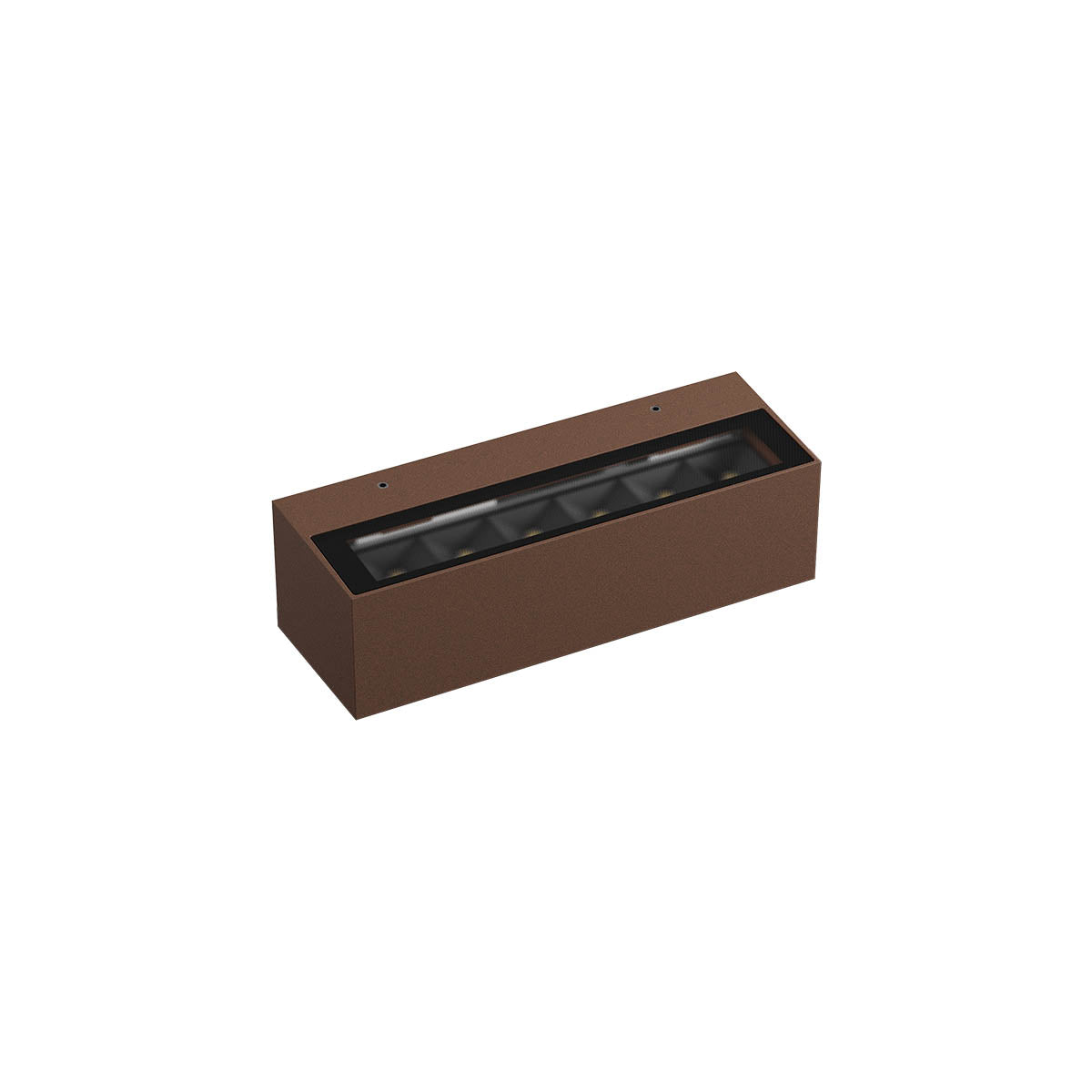 Aroos Wall lamp 205 Mm Double Emission Corten 2700K