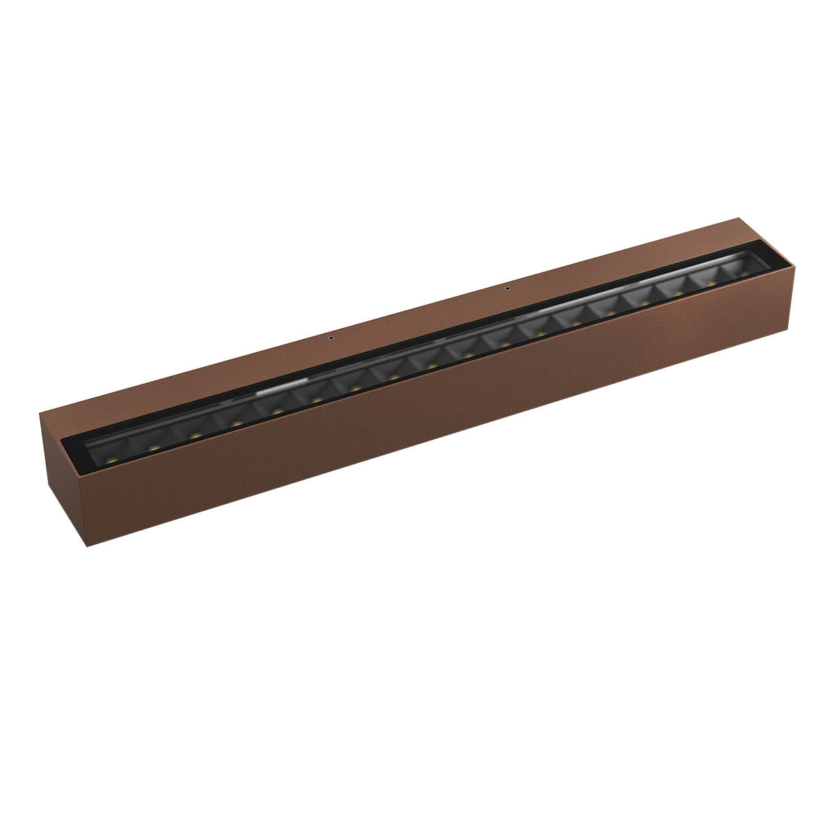Aroos Wall lamp 550 Mm Double Emission Corten 2700K