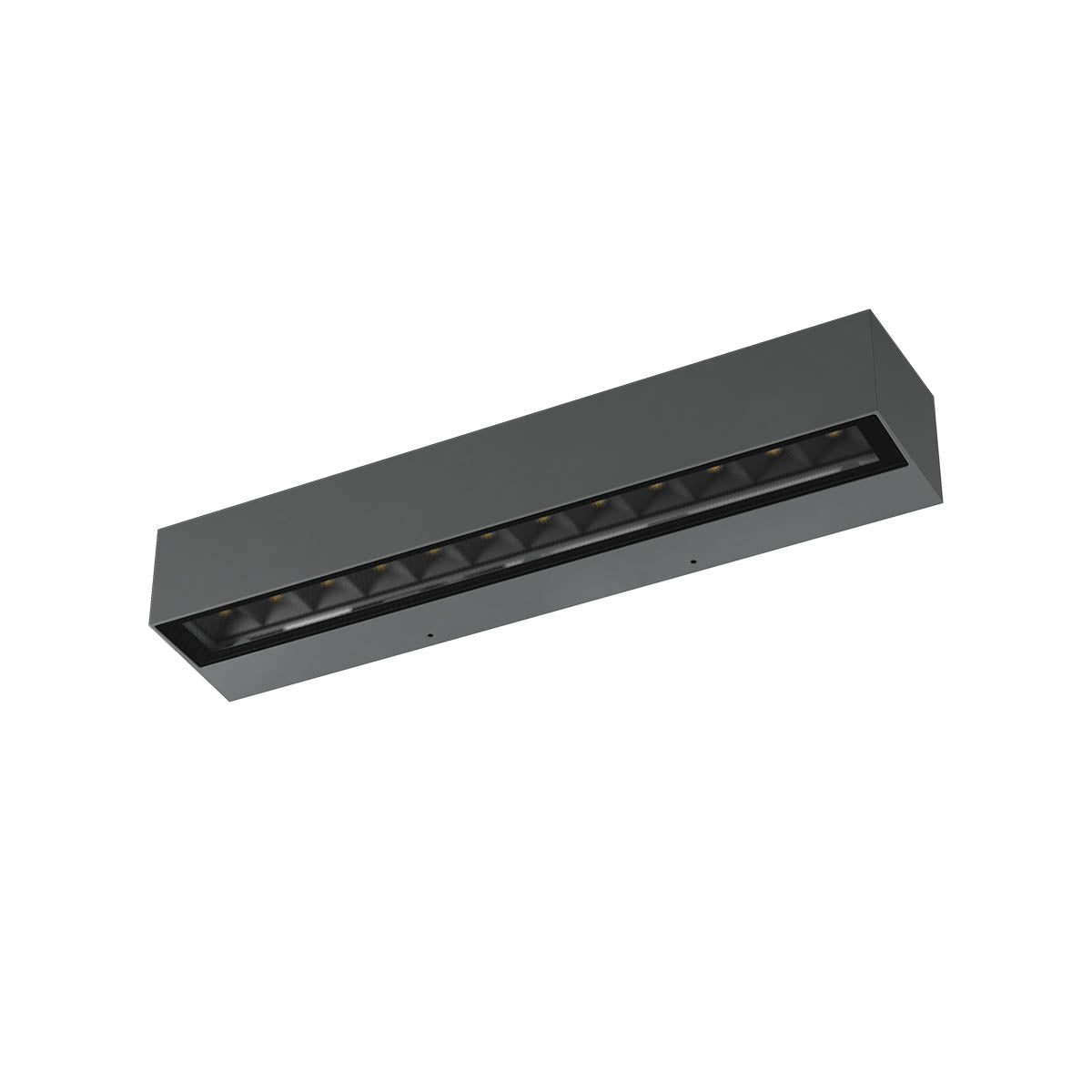 Aroos Wall lamp 380 Mm Single Emission Dark Grey 2700K