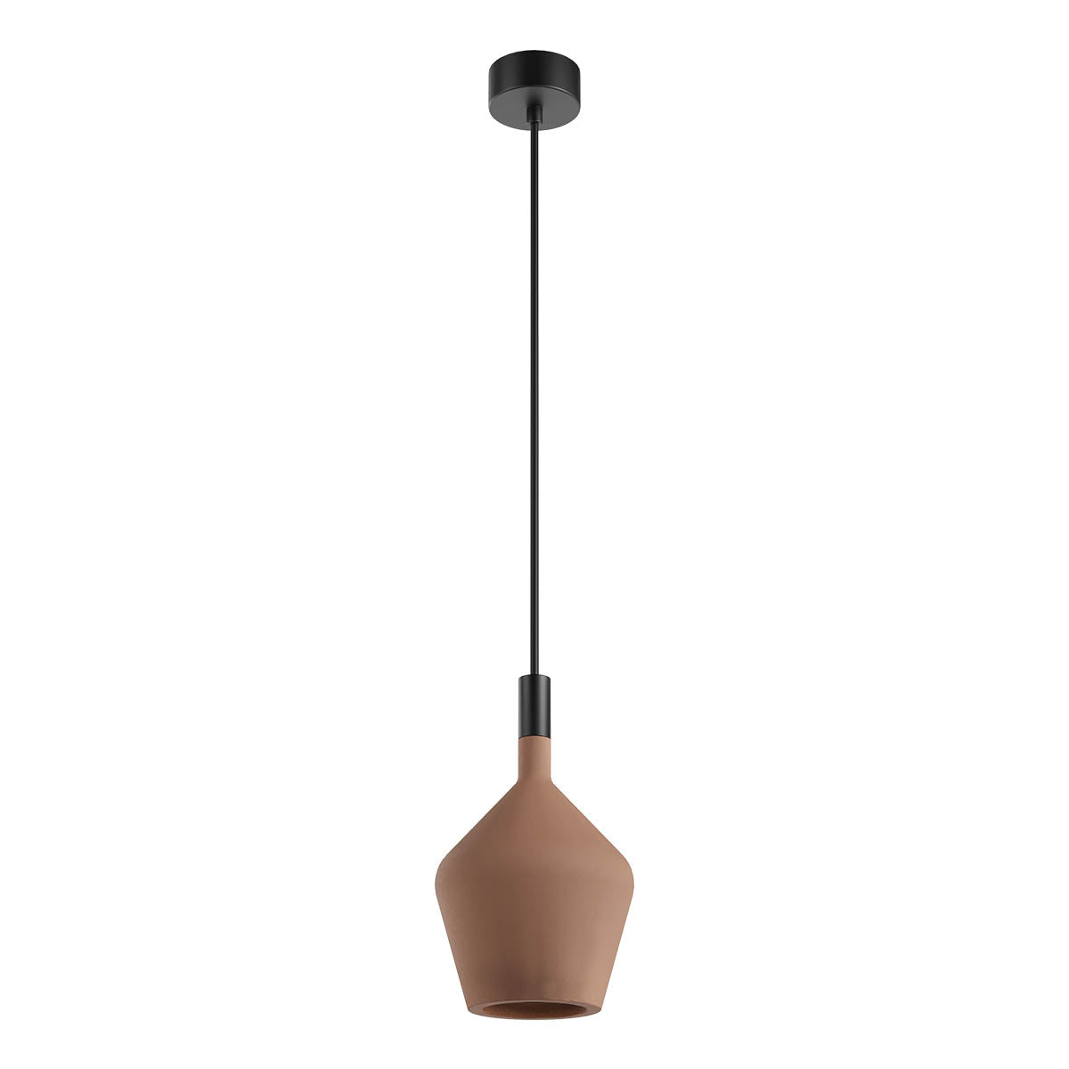 Potter Pendant lamp Pentagon Terracotta