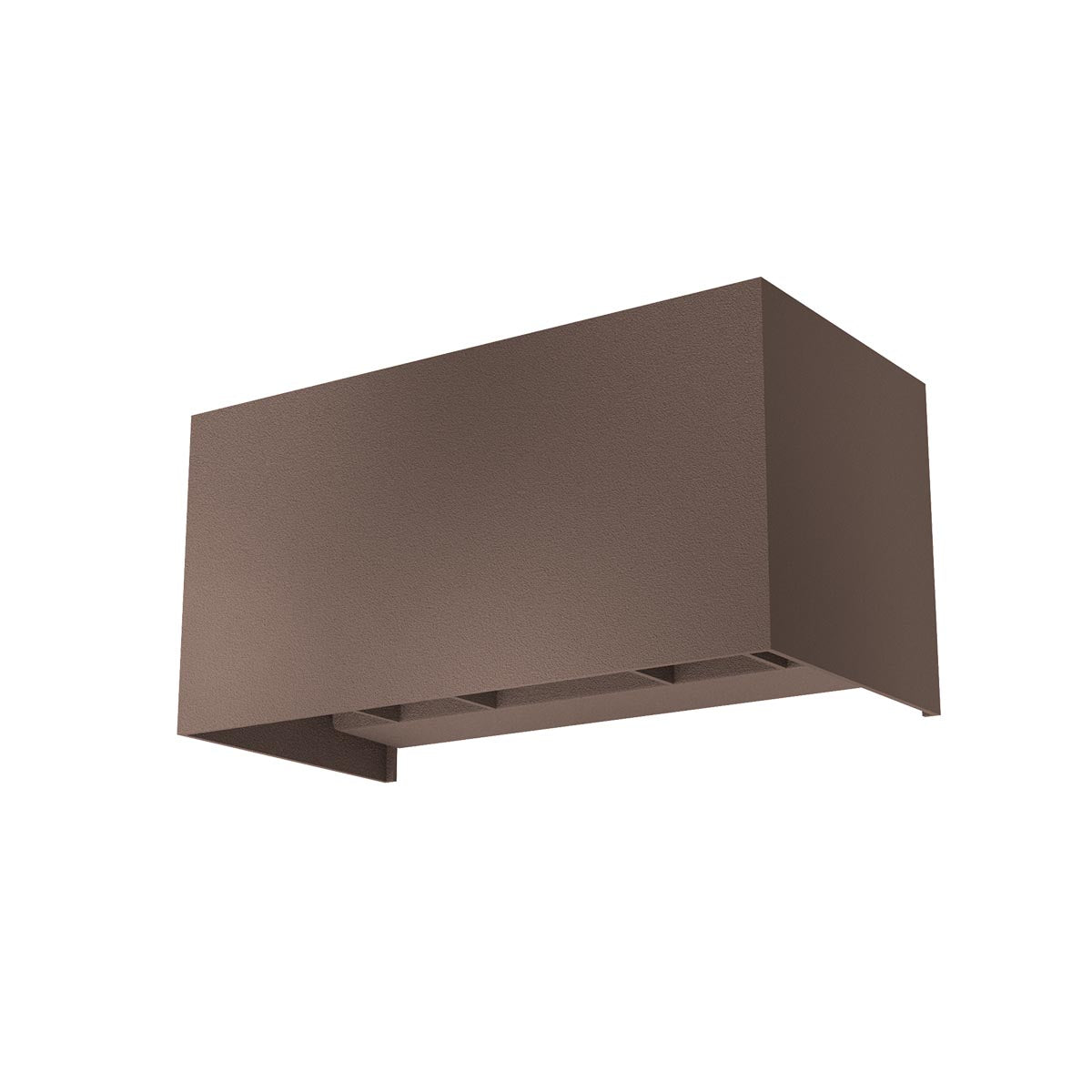Vary Wall lamp 200 Mm Rectangle Horizontal Dark Brown 3000K