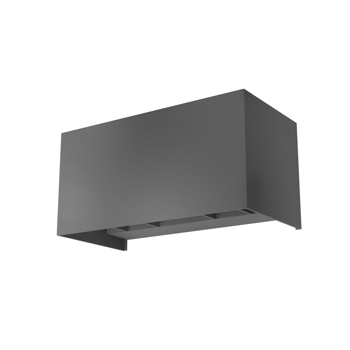 Vary Wall lamp 200 Mm Rectangle Horizontal Dark Grey 4000K
