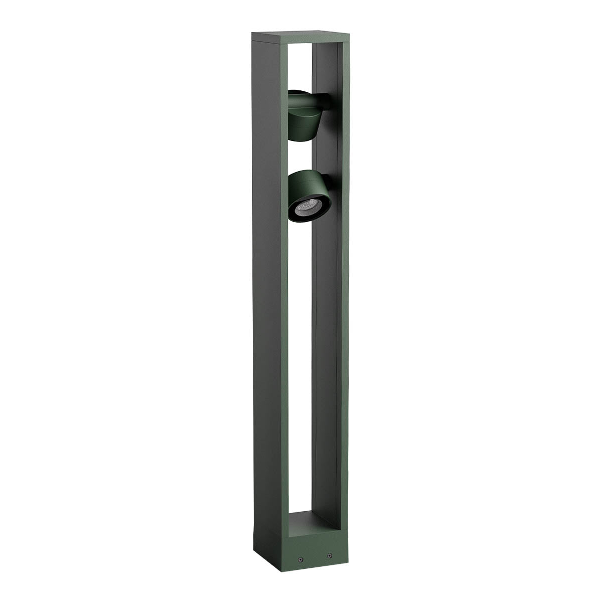 Xrock Bollard 24V DC 2X10W Dark Green 3000K