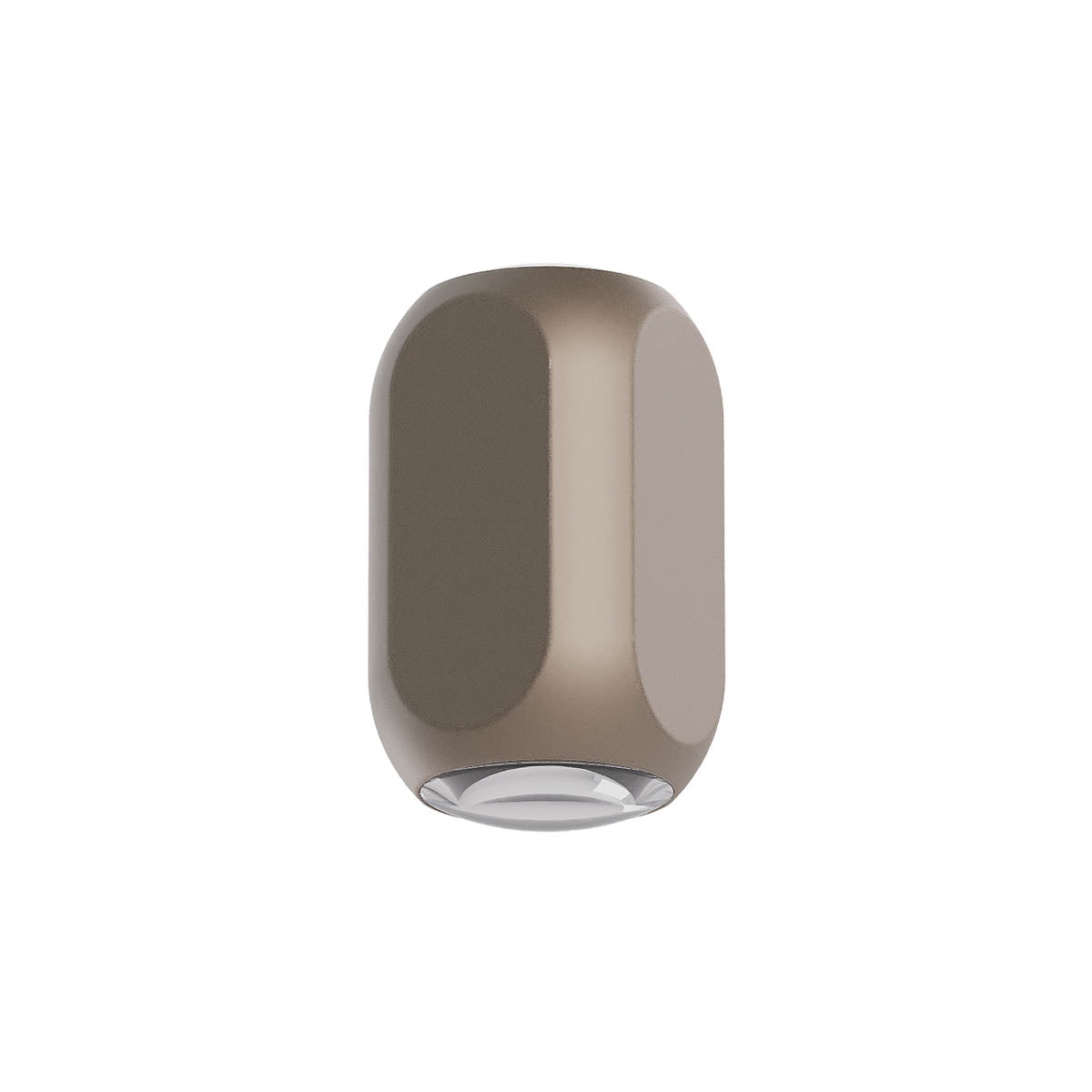 Crisp Wall lamp Octogon Silver Coffee 3000K
