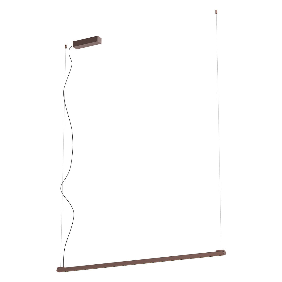Crisp Pendant lamp 1200 Horizontal Brushed Brown 2700K
