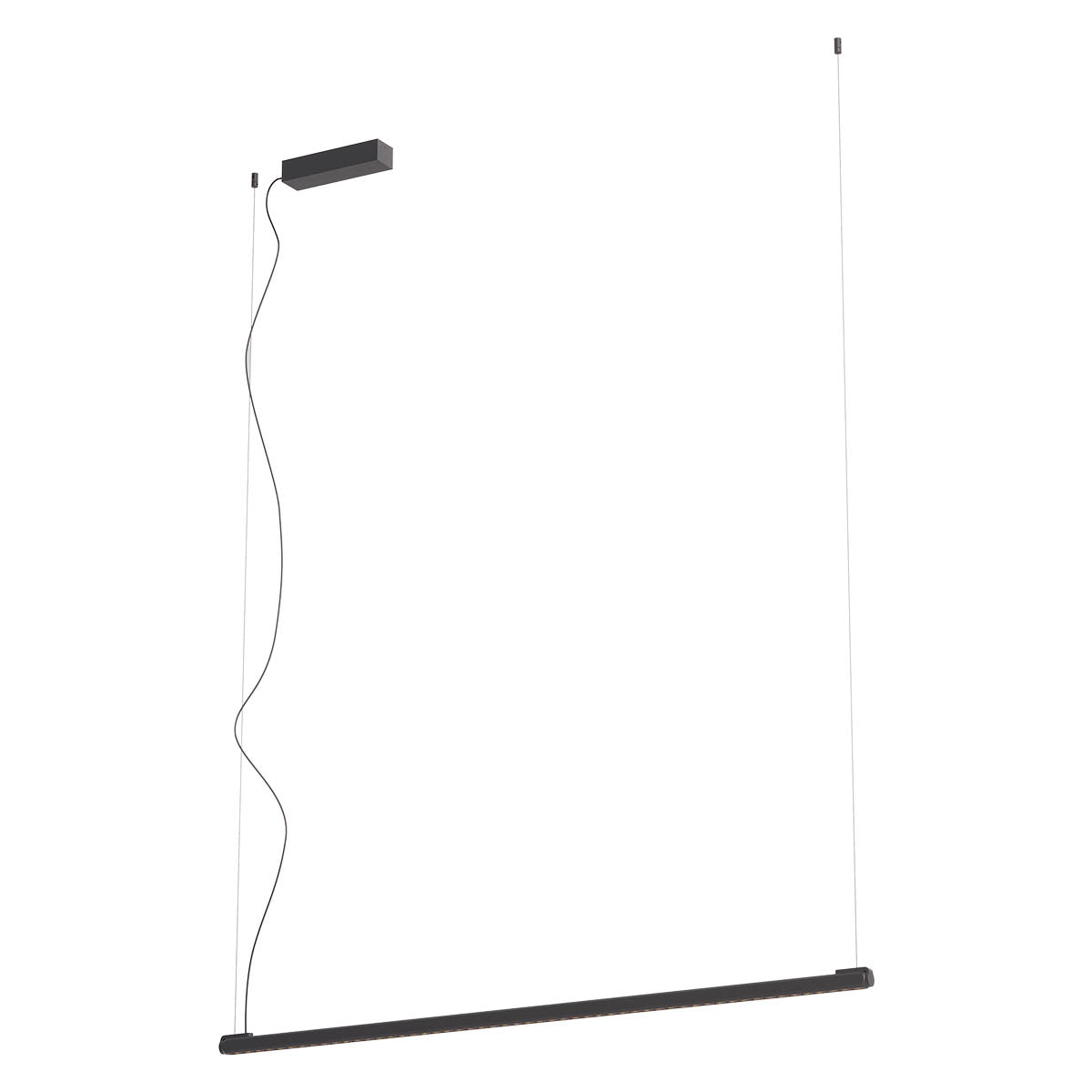 Crisp Pendant lamp 1200 Horizontal Sand Black 2700K
