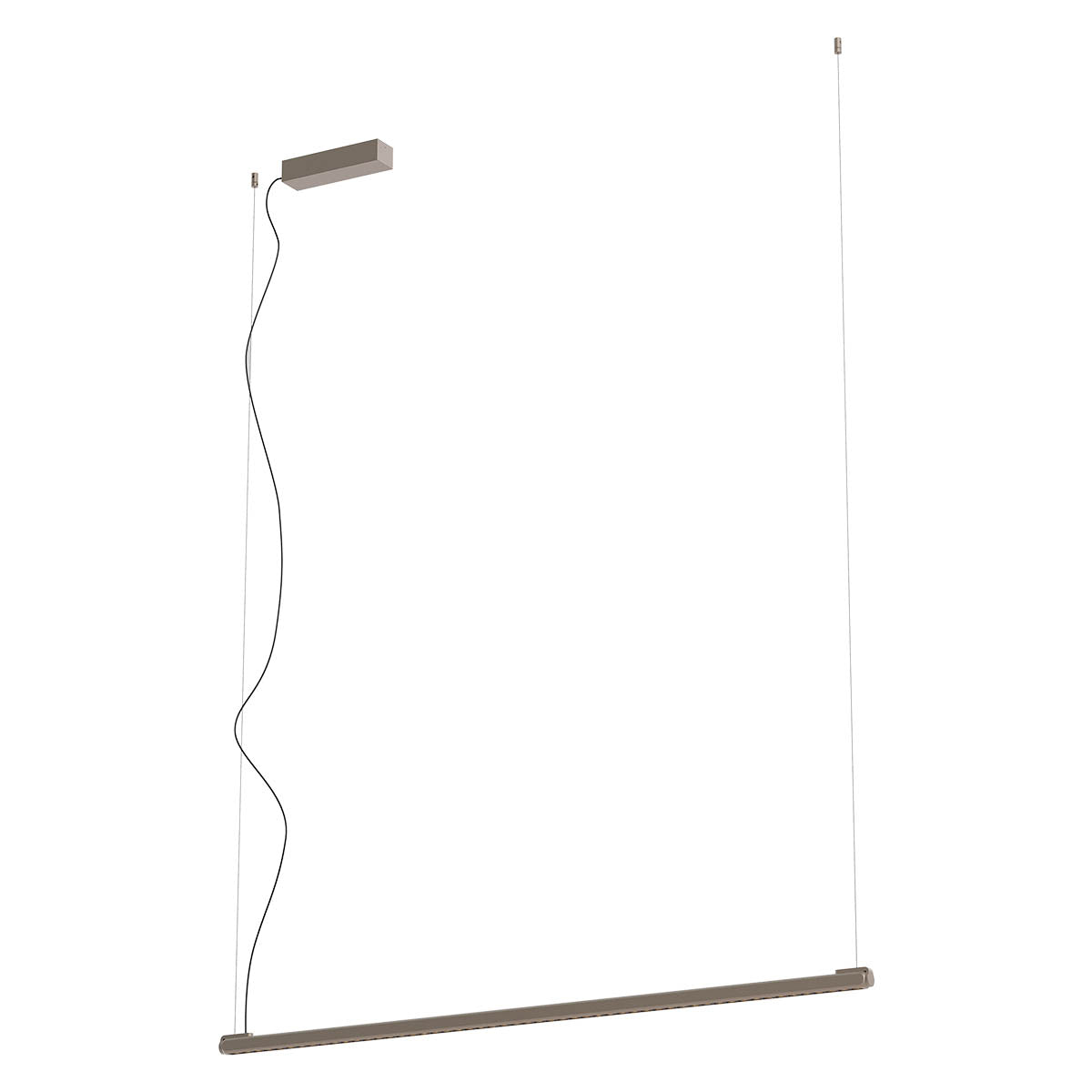 Crisp Pendant lamp 1200 Horizontal Silver Coffee 3000K
