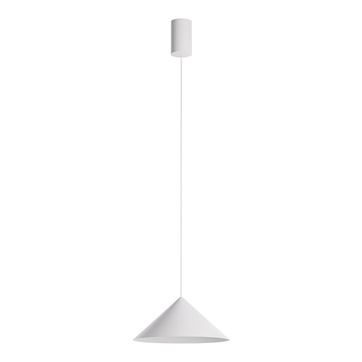 Konos Pendant lamp Ø240 LED Matt White 3000K