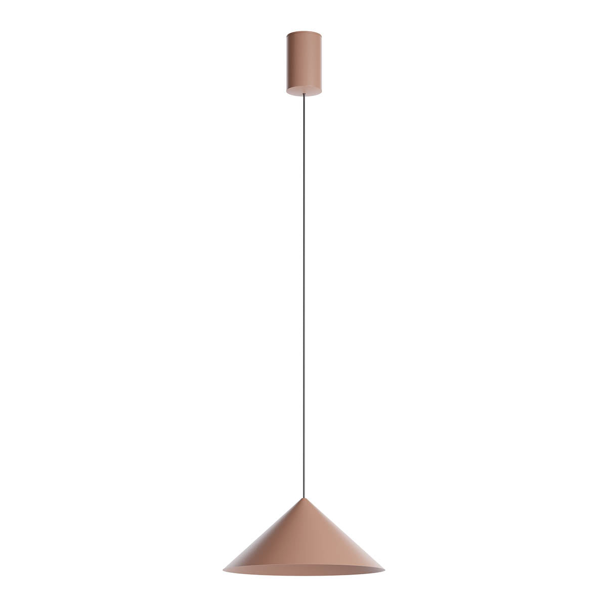 Konos Pendant lamp Ø240 LED Matt Auburn 3000K
