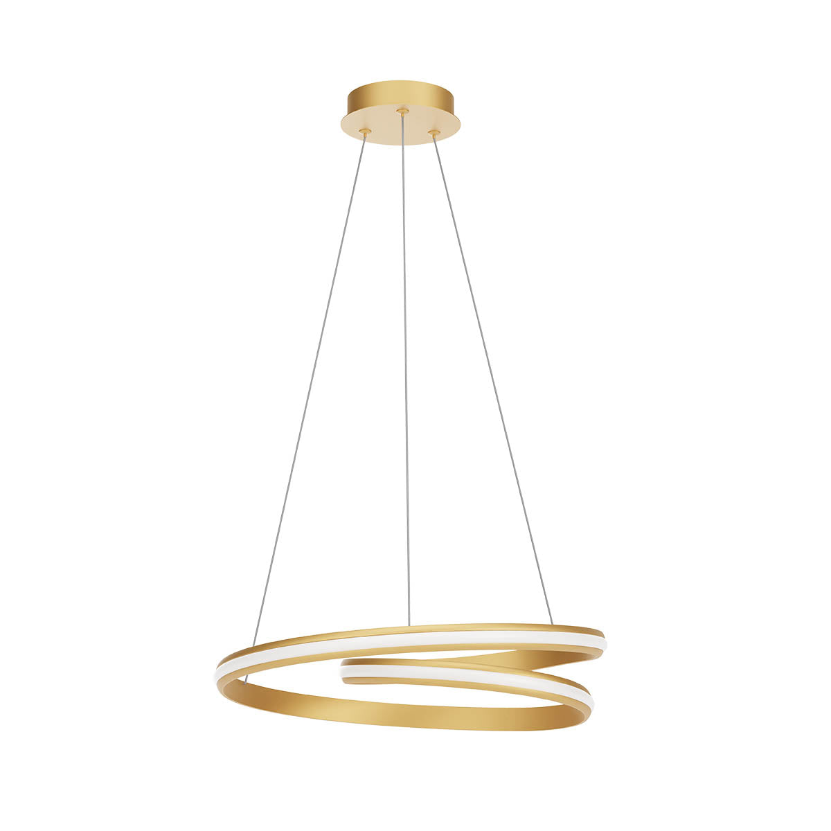 Torsion Pendant lamp Ø560 Matt Gold