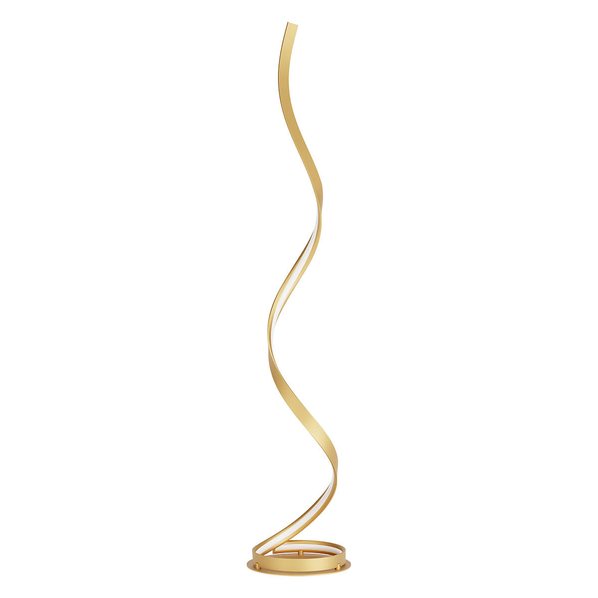 Torsion Floor lamp Floor lamp Matt Gold