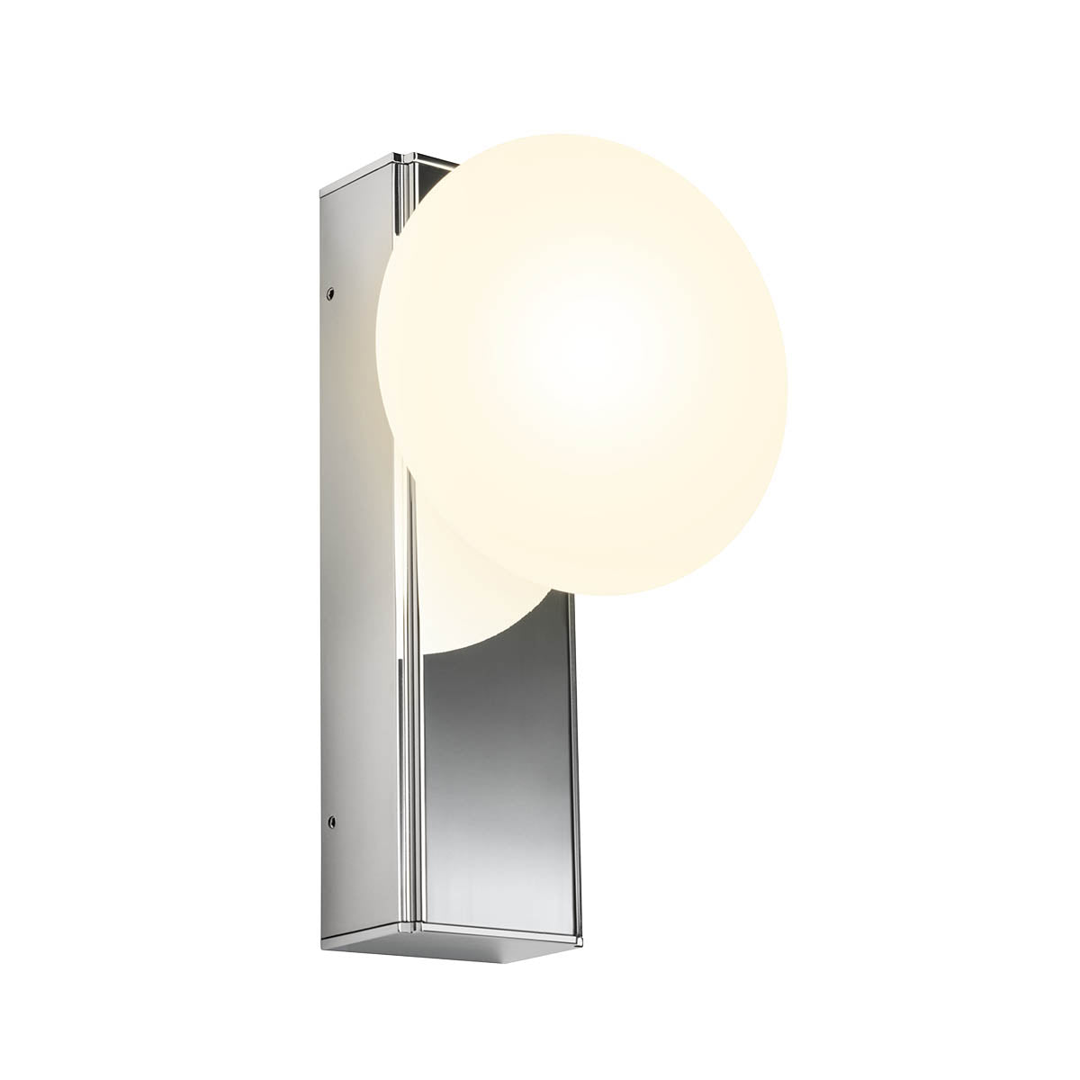 Ovum Wall lamp 1 Light Chrome