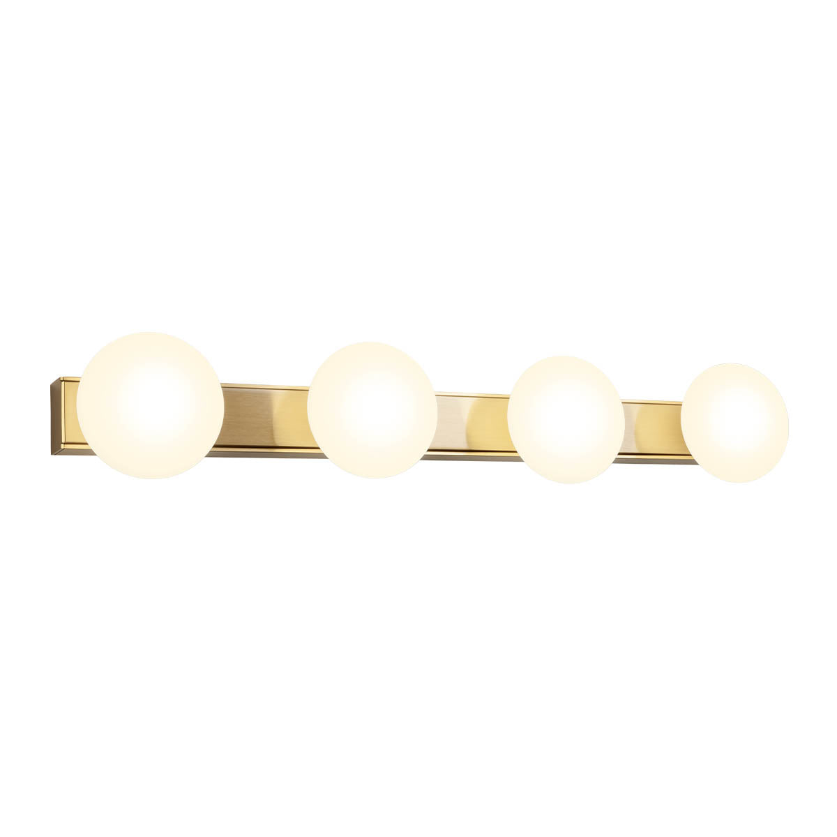 Ovum Wall lamp 4 Lights Brushed Brass