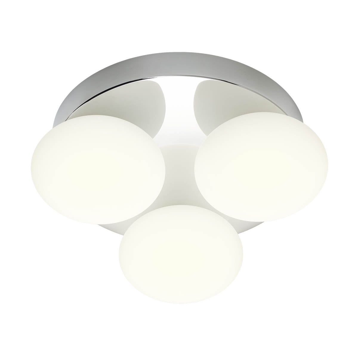 Ovum Ceiling lamp 3 Lights Chrome